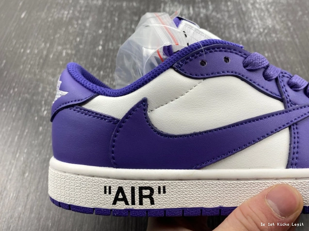 CUSTOM DM7890-386 OFF-WHITE X JORDAN SCOTT TRAVIS AIR 1 X 0809